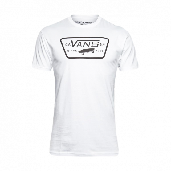 חולצת טי שירט ואנס לגברים Vans Mn Full Patch  T-shirt - לבן