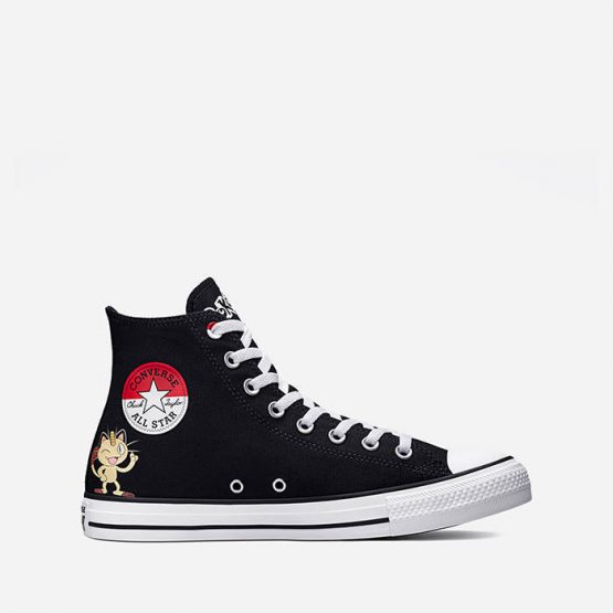 נעלי סניקרס קונברס לגברים Converse x Pokemon Chuck Taylor All Star HI - שחור