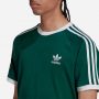 חולצת T אדידס לגברים Adidas Originals 3-Stripes - ירוק