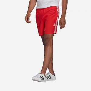 בגד ים אדידס לגברים Adidas Originals Swim - אדום