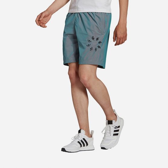 מכנס ספורט אדידס לגברים Adidas Originals Adicolor Shattered Trefoil - כחול
