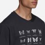 חולצת T אדידס לגברים Adidas Originals Adv Bm Btf - שחור