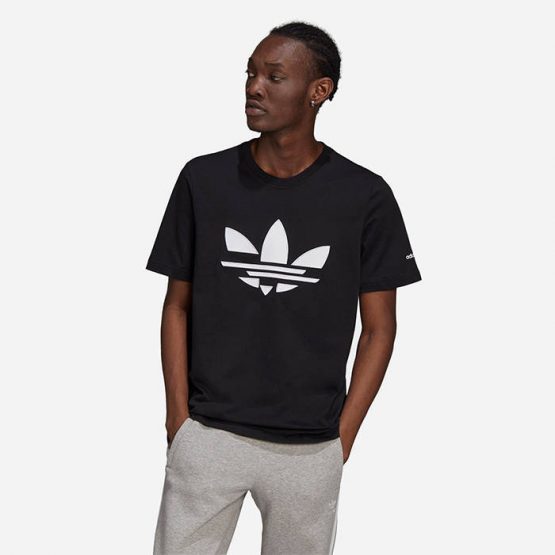 חולצת T אדידס לגברים Adidas Originals Adicolor Shattered Trefoil Tee - שחור