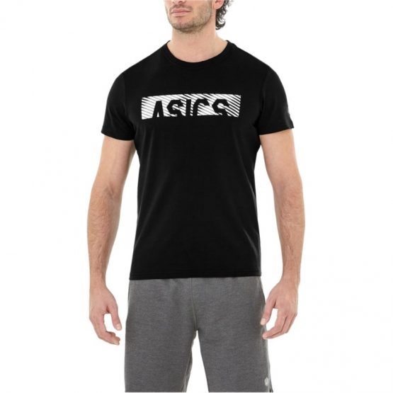 חולצת T אסיקס לגברים Asics Esnt Diagonal - שחור
