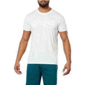 חולצת T אסיקס לגברים Asics Sport Logo Tee - לבן