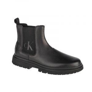 מגפי קלווין קליין לגברים Calvin Klein Klein Lug Mid Chelsea Boot - שחור