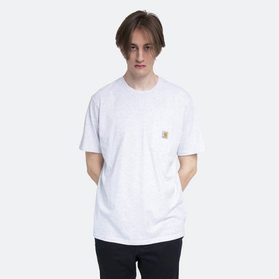 חולצת טי שירט קארהארט לגברים Carhartt WIP Pocket - לבן