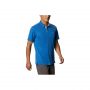 חולצת T קולומביה לגברים Columbia Nelson Point Polo - כחול