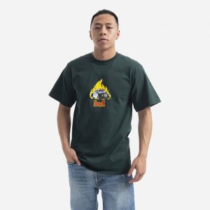 חולצת T HUF לגברים HUF Roasted - ירוק