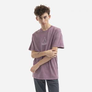 חולצת T HUF לגברים HUF x PLEASURES Dyed - סגול