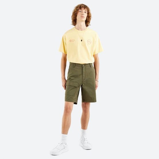 מכנס ברמודה ליוויס לגברים Levi's Marine Patch Shorts - ירוק