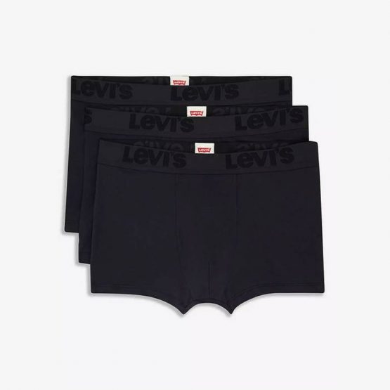 תחתוני ליוויס לגברים Levis Premium Trunk 3 Pack - שחור