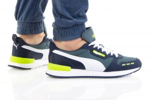 נעלי סניקרס פומה לגברים PUMA R78 - צבעוני/ירוק