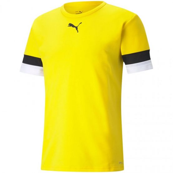 חולצת אימון פומה לגברים PUMA teamRise Jersey M - צהוב