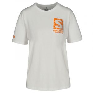 חולצת T סלומון לגברים Salomon Barcelona - לבן