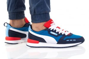 נעלי סניקרס פומה לגברים PUMA R78 - כחול/אדום