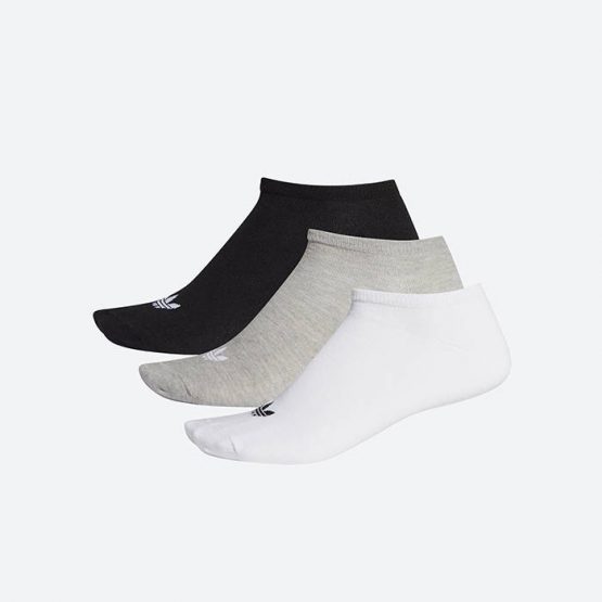 גרב אדידס לגברים Adidas Originals  Trefoil Liner  socks 3 pairs - צבעוני