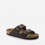 כפכפי בירקנשטוק לגברים Birkenstock Arizona - חום טופ משומן