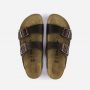 כפכפי בירקנשטוק לגברים Birkenstock Arizona - חום טופ משומן