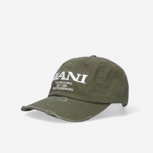 כובע קארל קני לגברים KARL KANI Kani Retro Washed Cap - ירוק
