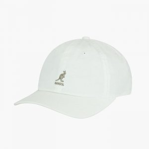 כובע קנגול לגברים Kangol Cord Baseball - לבן
