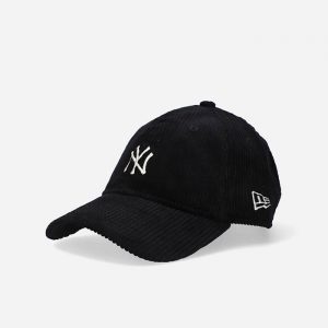 כובע ניו ארה לגברים New Era Era  York Yankees Corduroy 9Forty - שחור
