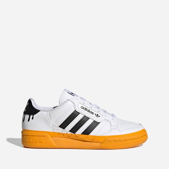 נעלי סניקרס אדידס לנשים Adidas Originals Continental 80 Stripes J - לבן