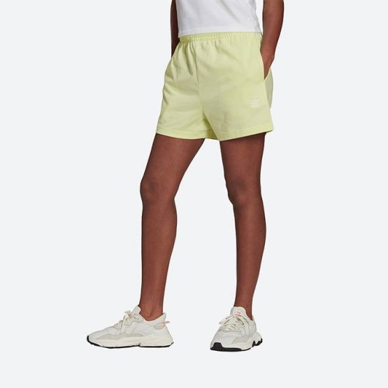 מכנס ברמודה אדידס לנשים Adidas Originals Shorts - צהוב