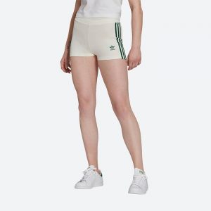 מכנס ספורט אדידס לנשים Adidas Originals Tennis Luxe Booty Shorts - לבן/ירוק