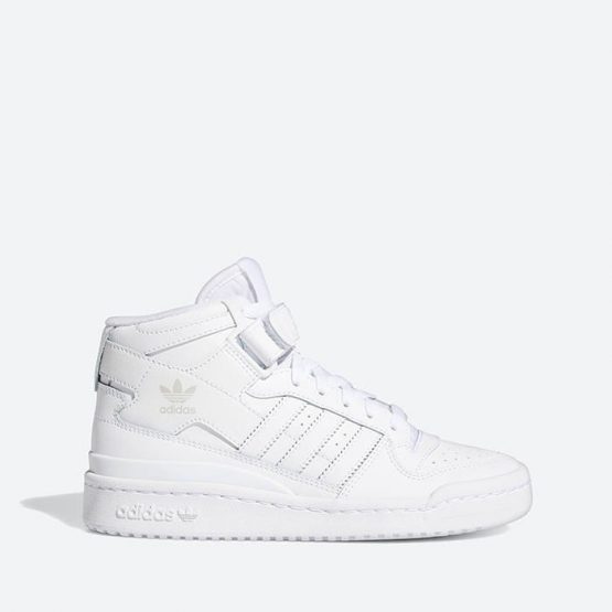 נעלי סניקרס אדידס לנשים Adidas Originals  Forum Mid  - לבן