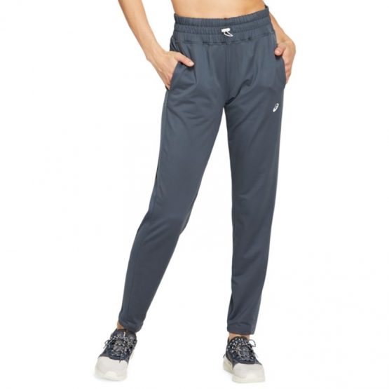 מכנסיים ארוכים אסיקס לנשים Asics Thermopolis Fleece Taper - אפור כהה