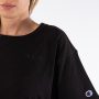 חולצת T צ'מפיון לנשים Champion Crewneck - שחור