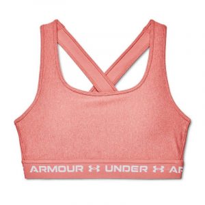 טופ וחולצת קרופ אנדר ארמור לנשים Under Armour Armor Crossback Low W sports bra 1361 - ורוד