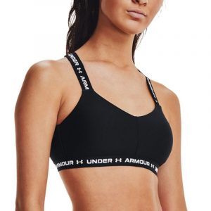 טופ וחולצת קרופ אנדר ארמור לנשים Under Armour Armor Crossback Low sports bra W 1361 - לבן