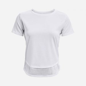 חולצת אימון אנדר ארמור לנשים Under Armour Techu2122 Vent SS - לבן