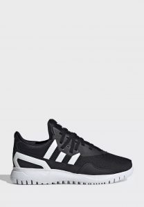 נעלי סניקרס אדידס לילדות Adidas FLEX - שחור/לבן