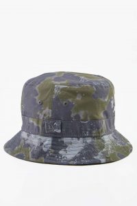 כובע ניו ארה לגברים New Era KAPELUSZ NE OUTDOOR UTILITY BUCKET - אפור/ירוק