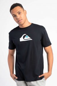 חולצת T Quiksilver לגברים Quiksilver COMPLOGOSS - שחור