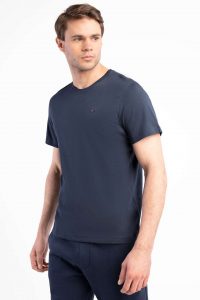 חולצת T טומי הילפיגר לגברים Tommy Hilfiger original jesey - כחול