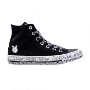 נעלי סניקרס קונברס לנשים Converse X Miley Cyrus Chuck Taylor Hi All Star - שחור