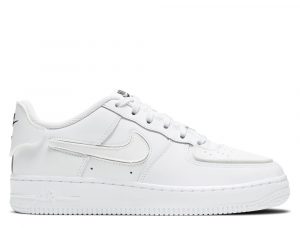 נעלי סניקרס נייק לנשים Nike Air Force 1 (GS) - לבן