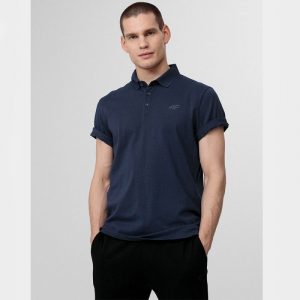 חולצת פולו פור אף לגברים 4F shirt  - כחול נייבי