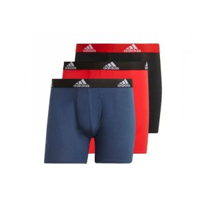 תחתוני אדידס לגברים Adidas Logo Boxer Briefs 3 Pairs - כחול