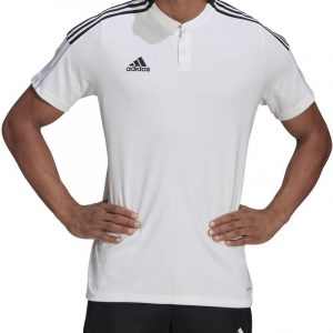 חולצת אימון אדידס לגברים Adidas adidas Tiro 21 Polo - לבן