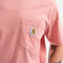חולצת T קארהארט לגברים Carhartt WIP Pocket T-Shirt - ורוד