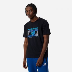 חולצת T ניו באלאנס לגברים New Balance Balance Athletics Amplified - שחור