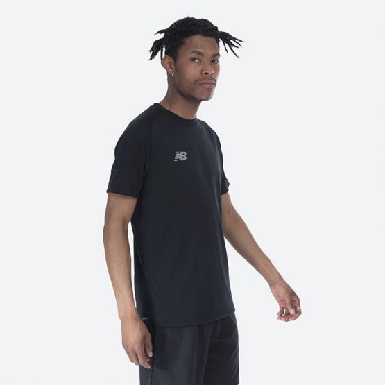 חולצת T ניו באלאנס לגברים New Balance EMT - שחור