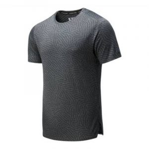 חולצת אימון ניו באלאנס לגברים New Balance MT01259 - אפורכסף