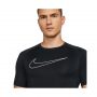 חולצת טי שירט נייק לגברים Nike Pro Dri-FIT Top - שחור