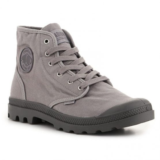מגפי פלדיום לגברים Palladium Pampa High Hi - אפורכסף